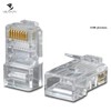 Conectores Rj45 Cat 6, Paquete De 100 Piezas Cable Red