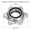 sourcing map Dumbbell Hex Nut, 2Pcs M28 Anti-Slip Lock Collar