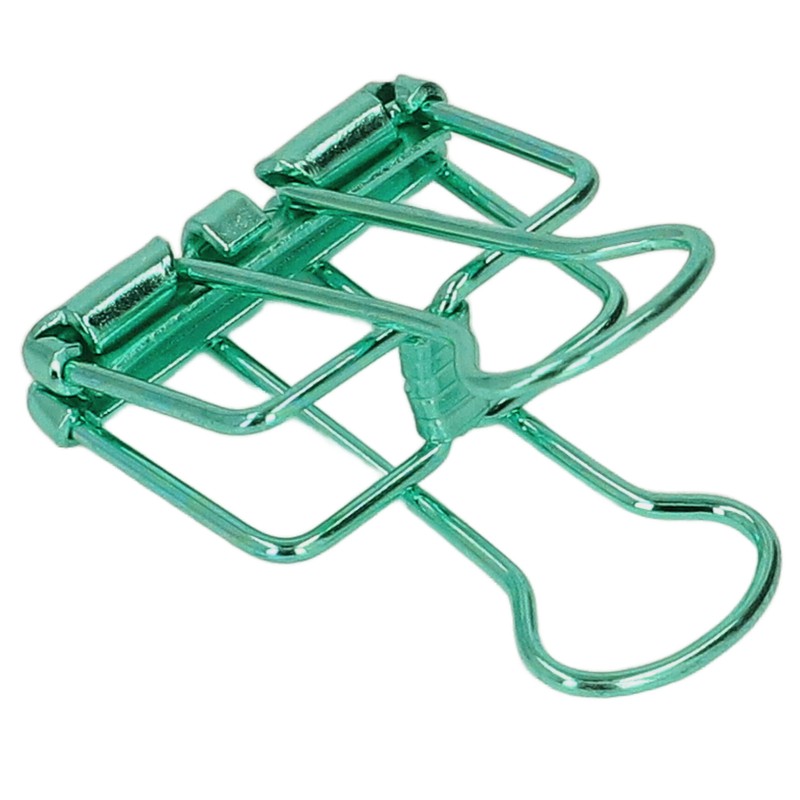 19mm 80pcs Binder Clips Strong Clamping Force Metal Hollow Tail