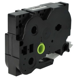 vhbw Stencil Tape Replacement for Brother ST-141, STE-141 for Labelling Devices - White on Transparent