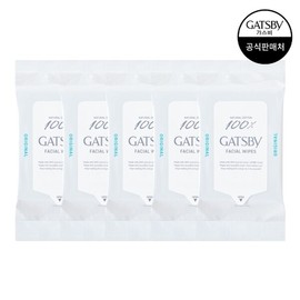 Gatsby Facial Paper Cool Type Large Capacity 42 Sheets x 5 Pack / 갸스비 훼이셜 페이퍼 쿨 타입 대용량 42매 x5팩