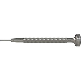 Bergeon 5659 DI 1.60 Very Strong Screwdriver with Ball Bearing Head, Blade Fixed by Screw, Grey, gray