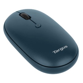 Targus Ambidextrous Bluetooth Mouse for PC/Mac, Multi-Device Connectivity Mouse for Laptop or Desktop, Wireless Mouse PC/Mac Cordless Computer Mouse, Blue (PMB58102GL)