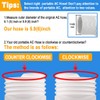 Jin&Bao Air Conditioner Vent Hose, Portable Exhaust Duct with 5.9’’