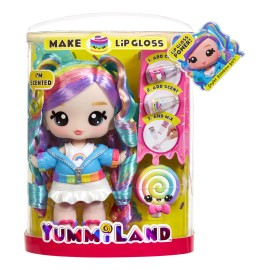 Yummiland - Muñeca Grande + Lipgloss Pet- Rainbow (cinturón