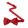 RBOCOTT Burgundy Bow Tie Bowtie and Pocket Square Set for
