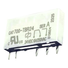 5-Pack CAT700-TBR24 Relays - 24VDC 6A/250VAC 5-Pin SPDT Relay Set - Compatible with Industrial Controls, HVAC Systems & Appliance Panels (Replaces G5LE-14)