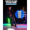 Keiurot Led Lights for Scooter Night Riding Electric Scooter LED