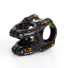 FOMTOR Bike Stem 31.8x35mm Short MTB Stem 0 Degree Handlebar Riser Ultra-Light CNC Aluminum Alloy Handlebars Clamp for Mountain Bike, Road Bikes, MTB Downhill BMX with Tool and Bolts