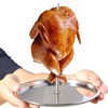 BBQ Vertical Skewer, Stainless Steel Barbecue Spit Skewer Grill, Chicken