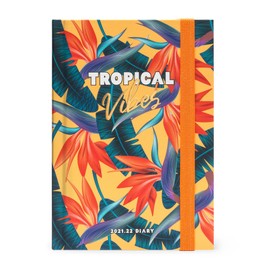 Legami - 16-month weekly planner 2021/2022, small, 13.5 x 9.5 cm, with notes section, Tropical Vibes (AG2216058)