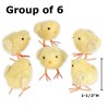 Factory Direct Craft Pack of 6 Baby Chicks for Easter