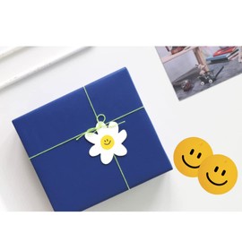 Decorative Paper Gift Tags 50 pcs - Wedding Gift Tags, Baby Shower Tags, Kraft Hang Tags, Hanging Gift Labels, BakingTags (White)