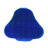Triangular Anti Splash Urinal Screen Mats, Blue, Deodorizing Scented Design