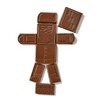 HERSHEY'S Build-A-Santa Milk Chocolate Candy, Holiday, 4 oz, Bar (Pack