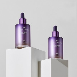 (1+1) Time Revolution Night Repair Purple Ampoule 5X 70ml / (1+1) 타임 레볼루션 나이트 리페어 보랏빛 앰플 5X 70ml
