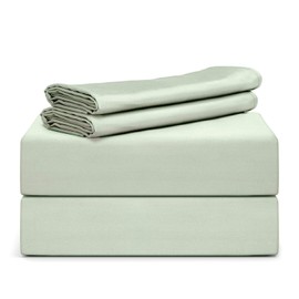 Tafts Bamboo Sheets Twin Size - 100% Pure Organic Viscose Bamboo Sheet Set - 400TC Bamboo Bed Sheets - 3 Pieces - 17” Deep Pocket - Silk Feel, Cooling, Anti-Static, Hypoallergenic (Sage Green)
