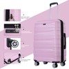 Travelhouse Amalodie Hardshell Upright Spinner Wheel Suitcase Set PP ABS,