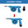 ELSOON Electric Bellows Portable Fireplace Tools 12V 5000 RPM Fan
