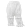 Nuoqi Pantaloons Women Lolita Bloomer Victorian Steampunk Bloomers Lace Ruffles