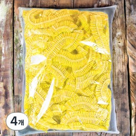 Nanri Sisters Perm Brush Perm Set Colored Disposable Vinyl Self-Dyeing Hair Cap 100p 4 Pieces Yellow / 난리시스터즈 파마용브러시 파마용세트 컬러 일회용 비닐 셀프 염색 헤어캡 100p 4개 옐로우