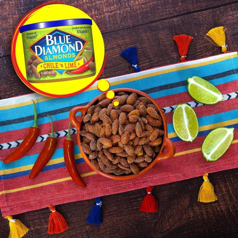 Blue Diamond Almonds, Snack Nut Flavored Chile n' Lime perfect
