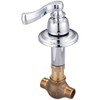 Central Brass 80607-M1/2-B4 Tile Stop Rough-In Valve Combo 1/2" CXC