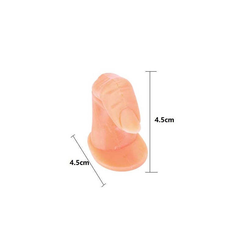 DNHCLL 6PCS Practice Fake Finger Practice Model For Hand Nail