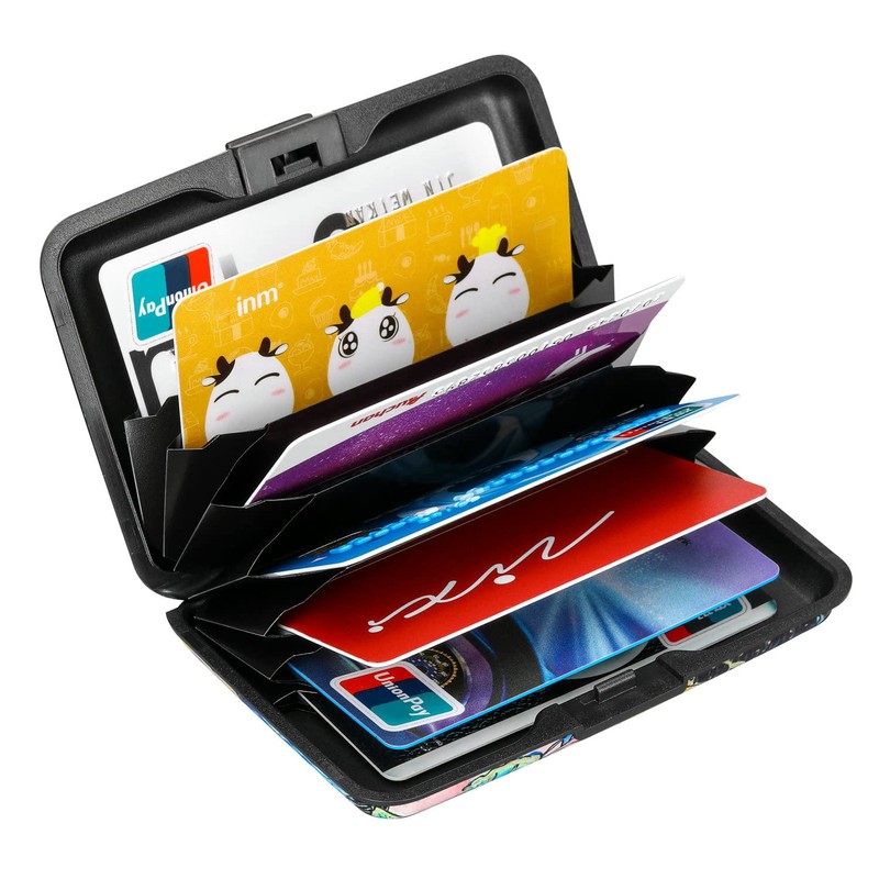 ELFISH RFID Blocking Credit Card Protector Aluminum ID Case Hard