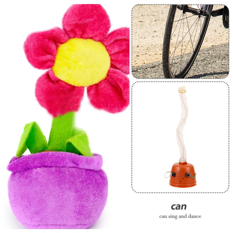 FAVOMOTO 4PCS Dancing Movement Cactus Dancing Toy Electronic Accessory Fun