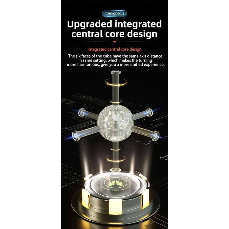 FunnyGoo Wind Tornado V3 Prioneer Version 3x3 UV Coating Stickerless