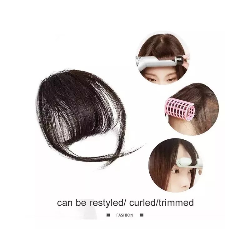 Dtup Flequillo Natural Copete Fleco Postizo Cabello Mate Premium