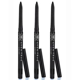 Avon 3 x Avon Glimmerstick Eyeliner in Blackest Black