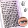 Himirell False Eyelashes DIY Clusters Lashes Individuals Wispy Wet Look