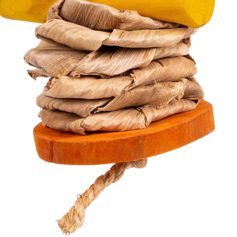 Java Banana Stack Large Nibble Toy Approx. 8 x 6