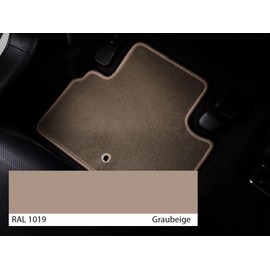 Wielganizator Car Mat - Fits - Velour - Car Accessories - Car Floor Mats - Floor Mat Car - 1 Piece - Beige