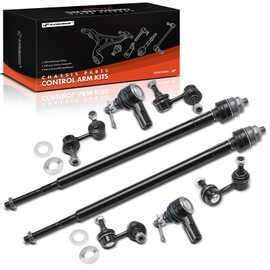 A-Premium Set of 8, Front & Rear Sway Bar Link, Inner & Outer Tie Rod End, Compatible with Acura RSX 2002 2003 2004 2005 2006
