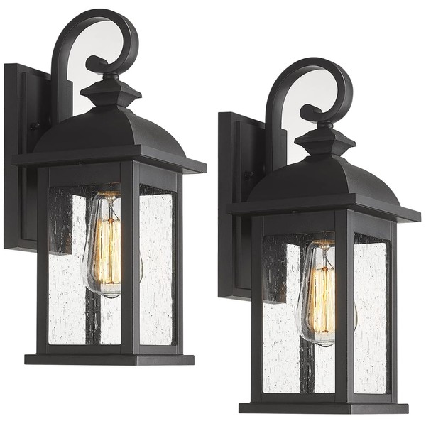 FEMILA Exterior Wall Sconce,2 Packs Outdoor Waterproof Wall Lights Fixture,E26