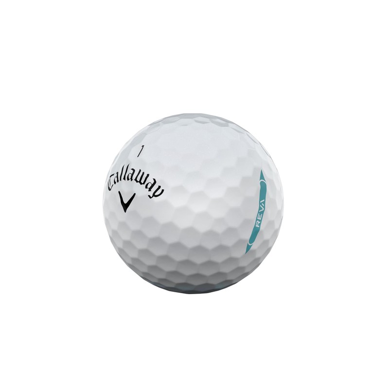 Callaway Golf REVA Women's Golf Ball 2025, White