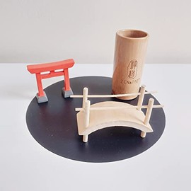 ZEN&TAO Miniature Zen Garden Accessories, DIY Miniatures, Fairy Garden Decoration, Japanese Gift Idea (Premium 3 Items)