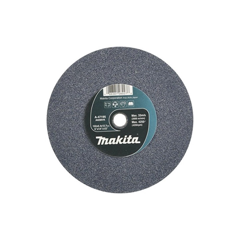 Makita A-47195 Grinding Wheel (Flat Whetstone) Grit Size A60 Outer