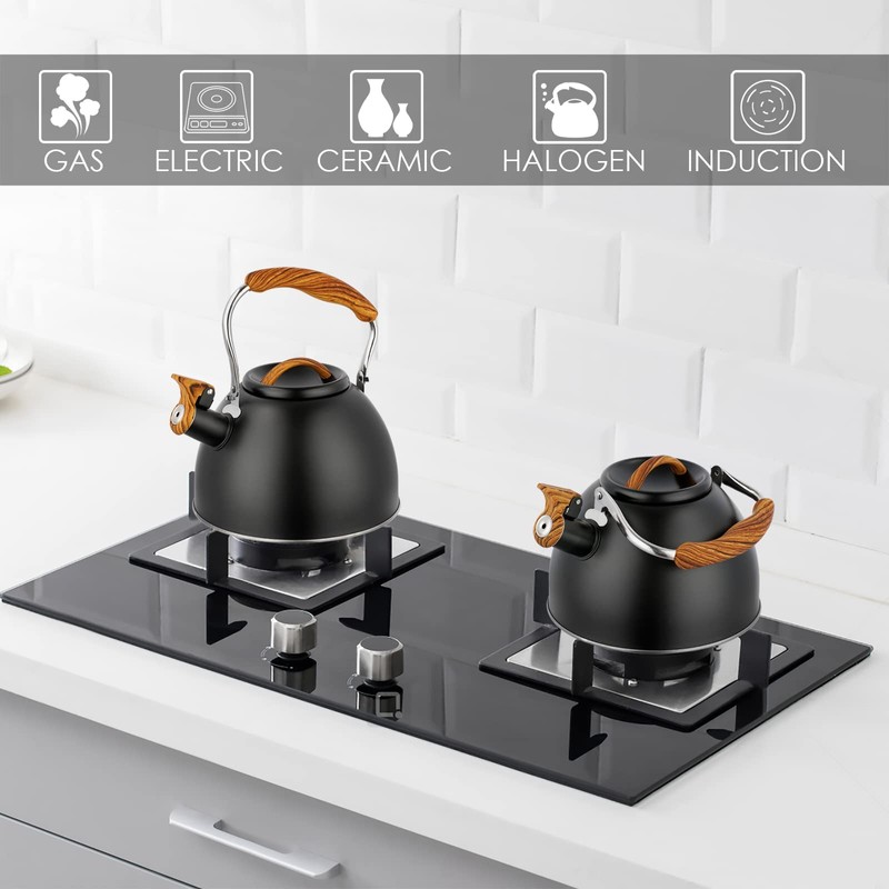 Phyllia Tea Kettle -3.L Whistling Tea Kettle for Stove Top