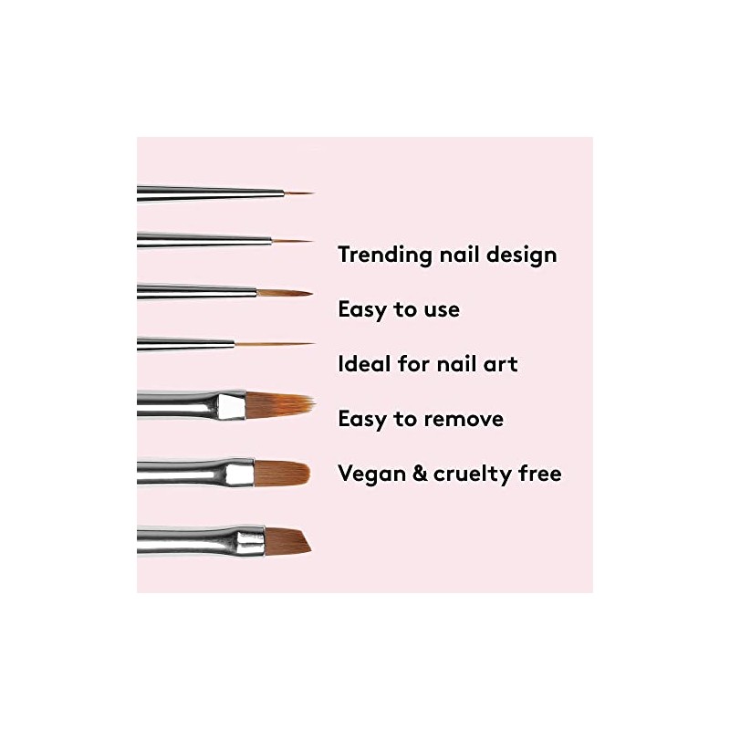 Mylee Brush For Gel Nail Art & Polish Application