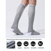 CelerSport 3 Pairs Compression Socks for Men and Women 20-30