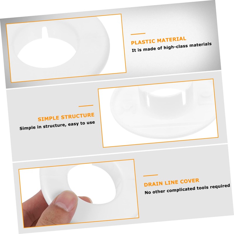 CIYODO 10pcs Wall Hole Cover Stoppers for Bottom Air Conditioner