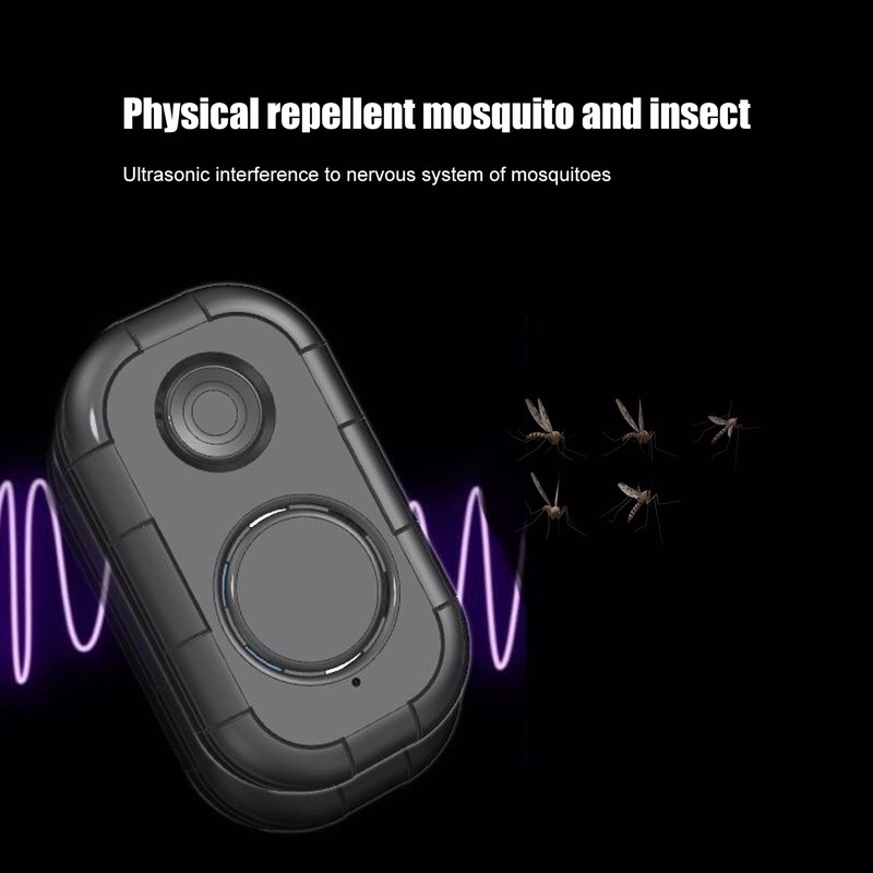 Mini Mute Ultrasonic Mosquito Repeller USB Charging Insect Repellent for