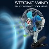 Unbranded Car Cooling Oscillating Fan Auto Summer Portable 360° Rotatable