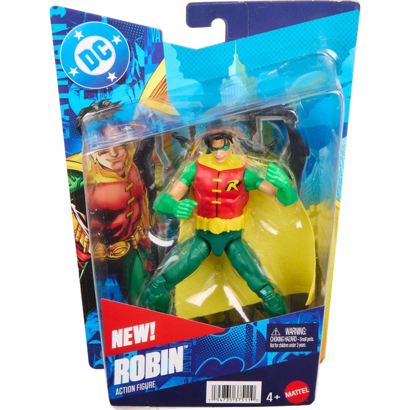 Mattel DC Premier - Robin, action figure del Ragazzo Meraviglia