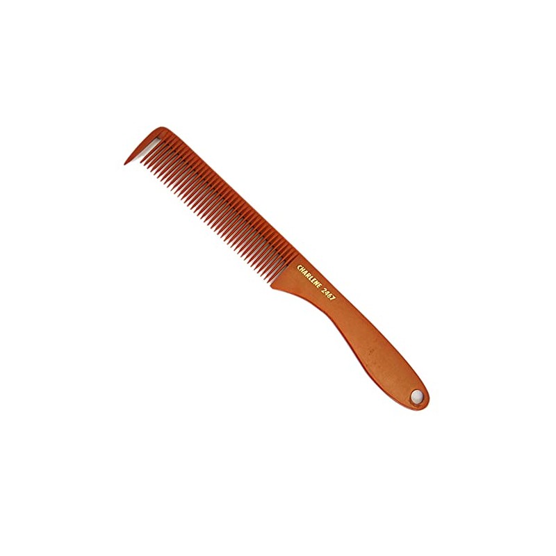 CHARLENE Bone Comb Chemical Heat Resistant Anti-Static Smooth Comb-out (#2467