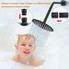 HarJue Shower Head Extension Arm, Shower Extender Water Outlet- Lowers